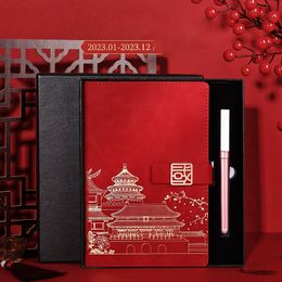 Bladblokken Agenda Planner Organisator China Bullet Calendar Diary Notebook en A5 Office Daily Sketch 230408