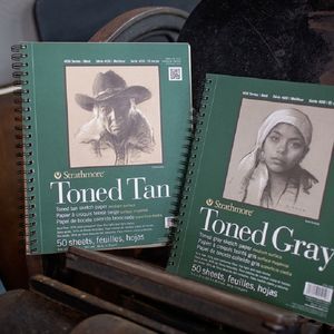 Noteerboeken Amerikaans Strathmore Warm Bruin Cool Gray Sketchbook Sketch Papier Zwart Karton Potlood Cancoal Book 230818