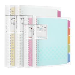 Koepboeken Jianwu Japan Kokuyo Macaron Note Book Losse blad Innerlijke kern A5 B5 Notebook Plan Binder Office School Supplies Ring 221122