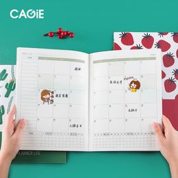 Bloc-notes Kawaii A4 Agenda Annuel Mensuel Planificateur Quotidien Notebook Organizer 365 Day Time Plan School Office Schedule Stationary 230804