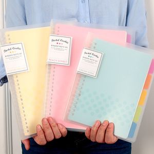 Kuitboeken Kokuyo Pastel Cookie Binder Note A5 B5 Campus Loose Leaf Notebook Memo Diary Office Index File School Japanse briefpapier F677 230511