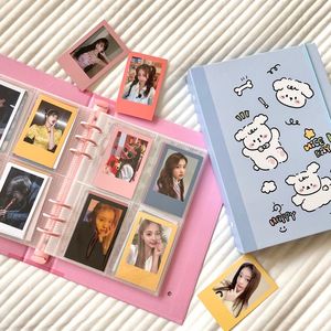 Notepads MINKYS Original Design Ins Kawaii A5 Kpop Pocard Binder Po Card Collect Book Album Hardcover Notebook Stationery 230408