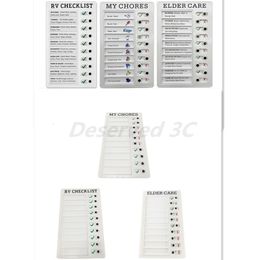 Kuitbiemen multifunctionele memo -lijst Todo Pad 5 "x8" verstelbaar voor mijn akkoordbord gebruikte RV Home Classroom Walls 230408