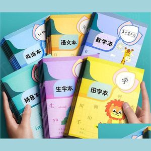 Bloc-notes Bloc-notes 40 élèves du primaire chinois et enfants apprenant le pinyin livre d'écriture cahier mathématiques livres cadeau Dro Dhfms