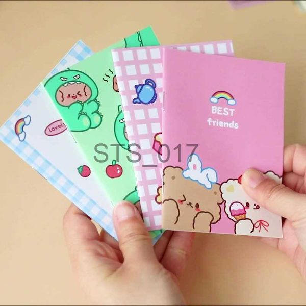 Blocs de notas Notas (5 piezas / lote) Corea Papelería Mini cuaderno Niños Dibujos animados Portátil Pequeño libro Estudiante Cuaderno Bloc de notas Kawaii Útiles escolares x0715