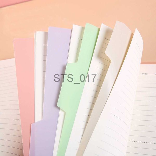 Blocs de notas Notas para cuadernos Carpetas Protectores de hojas Carpeta de plástico Separadores de índice Carpeta Separadores de página 4 pestañas Pestañas de índice multicolor x0715