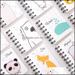 Kuit notities OPDACHTEN Office School Supplies Business Industrial Cat Penguin Cartoon Bear Animal Leuk klein mini Paper Pocket Journal Diary To Do