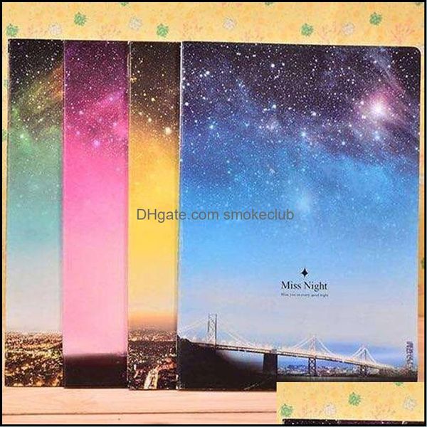 Blocs de notas Notas Oficina Útiles escolares Negocio Industrial Venta al por mayor- Fantástico Galaxy Star Sky A5 Cuaderno Diario Libro Ejercicio Composición