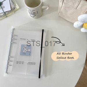 Bloc-notes Notes SKYSONIC A5 Binder Ring Collect Book Korea Idol Photo Organizer Journal Agenda Planner Bullet Cover School Papeterie x0715