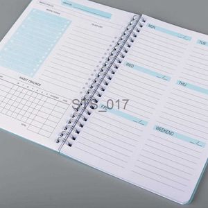 Bloc-notes Notes Universal Coil Notebook Multifonctionnel Memo Pad Écriture lisse A5 Daily Weekly Planner Coil Book Gestion du temps x0715