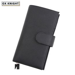 Blocs-notes OX KNIGHT 100% cuir véritable carnet de notes planificateur couverture de livre style galet avec poche arrière et double fermoirs agenda organisateur 220927