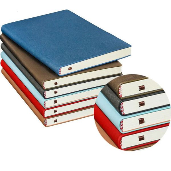 Blocs-notes Carnets portables A6 Journaux de voyageurs École Bureau Réunion Record Bloc-notes Agendas en cuir souple 160pages 80gsm Agenda 2023 24 231011