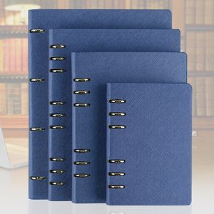 Kladblokken ruen faux lederen notebook a4 a6 b5 a5 spiraalvormige notebook planner agenda harde cover office business notpad planner binder 230309