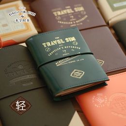 Notitieblokken Sharkbang TN Paspoort TRAV SIM Traveler's Notebook Blanco navulpapier Tijdschriften Agenda Planner Bandage Zuivelboek Briefpapier 230626