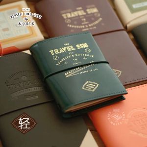 Bloc-notes Sharkbang tn Passeport Trav Sim Traveler's Notebook Blank Refill Paper Journals Agenda Planner Planner Bandage Dairy Book Stationery