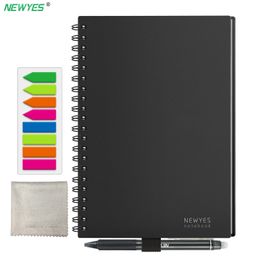 Bloc-notes Smart Erasable Notebook Paper Réutilisable Wirebound Cloud Storage App Connection Avec Pen School Office Supplies 230408