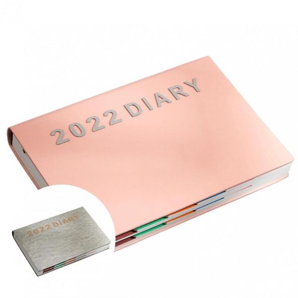 Blocs de notas Escritura suave Útil Práctico 2022 Agenda Cuaderno Carta Impresa Diario Suministros de papelería encuadernados con hilo