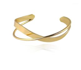 Noter 2021 Onregelmatige open armband voor vrouwen meisje verstelbare goud zilveren kleur bedel brazalete femme vriendschap braslet ban1634581