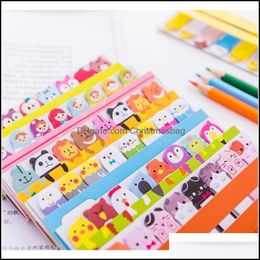 Notas Kawaii Memo Pad Bookmarks Creative Lindo Animal Sticky Índice Publicado It Stationery School Supplies Pegatinas de papel CPPXY DHZQW