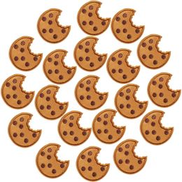 Begrippen Cookie Geborduurde Leuke Ijzeren Stickers Voor Kleding Jurk Hoed Broek Schoenen Diy Naaien Ambachtelijke Decoratie Drop Delivery