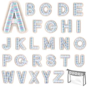 NOTIONS ION SUR LETTRES PATES DE LETTRES COLORFURE 3D BRROIDE EN ALPHABET APPLIQUES AUTOCHER A-Z BADGES DE COMMAND