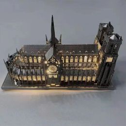 Notre Dame de Paris 3d DIY METAL PUBSION