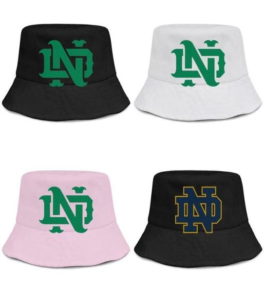 Notre Dame Fighting Irish Alternate Logo 0 hommes et femmes buckethat cool sports bucket baseballcap logo Flag Football Effect Green3703545