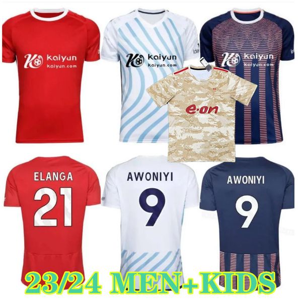 New Nottingham 23 24 Grabban Soccer Jersey Johnson Surridge 2023 Men Kids Forest Awoniyi Ameobi Murnten Krovinovic Zinckernagel Lingard Football Shirt xxxl 4xl