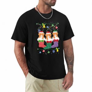 Nova Scotia Duck Tolling Retriever Kerst Sokken T-Shirt leuke tops sneldrogend T-shirt mannen C8Bu #