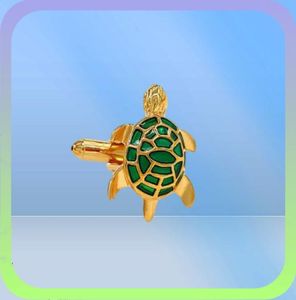 Nieuwigheid Dieren Schildpad Ontwerp Manchetknopen Men039s Shirt Pak Jurk Feest Manchetknopen Gift32108173440828