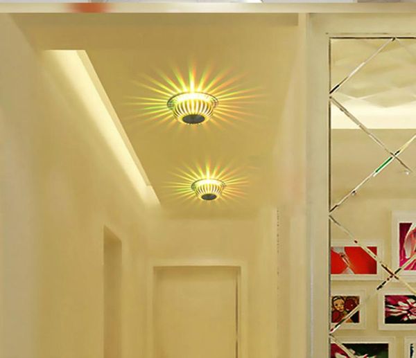 Nouveauté plafonnier 90260 V 3 W lanterne en aluminium LED plafonnier ktv bar décoration couloir lumières couloir lampe 3755823