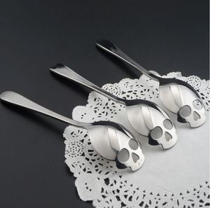 Novelty Coffee Spoon Creative Stainless Steel Sugar Skull Tea Spoons C110