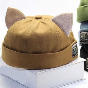 Nouveauté Creative mignon chat oreilles béret propriétaire pas avant-toit Hip Hop Baseball chapeau hommes femmes été automne Internet célébrité BL47