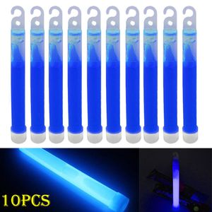 Juegos de novedad 10 unids 6 pulgadas Grado industrial Glow Sticks Light Stick Kpop para fiesta Camping Luces Glowstick Químico Fluorescente Estrellas Brillo 221125