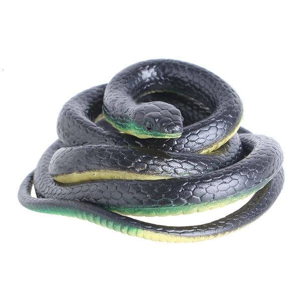 Nouveauté Jeux 130 CM Halloween Animal Réaliste En Plastique Tricky Jouet Faux Serpents Accessoires De Jardin Blague Blague pour enfants jouet 230509