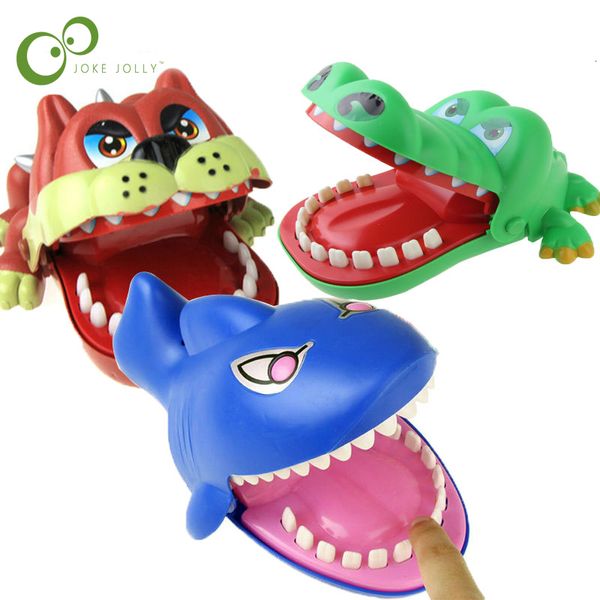 Juegos novedosos 1 Unids Perro Grande Boca de Tiburón Dentista Mordida Dedo Juego Divertido Novedad Gag Juguete para Niños Niños Jugar Diversión YJN 230710