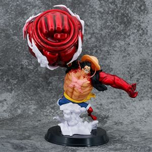 Jeux de nouveauté 30 cm figurine d'anime une pièce gros poing singe D Luffy Gear quatrième Ver. Figurine d'action en PVC, modèle de Collection, jouets pour enfants, cadeaux