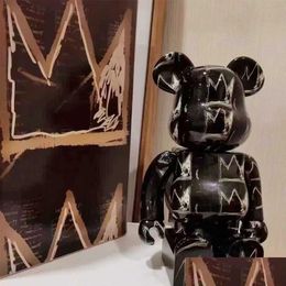 Juegos de novedad 5 Estilo Bearbricks 400% Figuras modelo Bear Brickes y Cyberpunk Daft Punk Conjunto Bright Face Violence Drop de Dhqry
