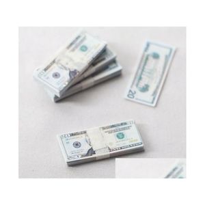 Jeux de nouveauté 50 Taille Dollar Les plus réalistes Props Argent Enfants Prop Usd Jouets Adt Game Designers Spécial Film Bar Stage Drop Deli Dh25ETI2W