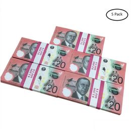 Jeux de nouveauté 50 Taille Prop Jeu Dollar australien 5/10/20/50/100 Aud Billets de banque Papier Copie Faux Argent Accessoires de film Livraison directe Jouets DhrhxDDJT