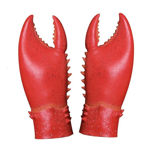 Nouveauté jeux une paire de crabe homard griffes gants Cosplay drôle fête Latex jouet mitaines pour ou faire semblant de jouer jeu 230630