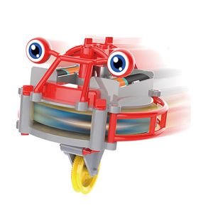 Nieuwigheid Games Verbazingwekkende Draad Lopen Eenwieler Zelf Balance Auto Voor Kid Jongen Leeftijd 4-12 Vervangbare Gyro Tumbler Diy Montage Spinner Robot Geschenk Speelgoed 230617