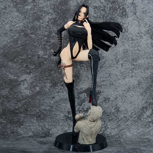 Nouveaut￩ jeux anime one pi￨ce boa hancock grande action figure sexy 40cm statue gk mod￨le figurines toys no￫l cadeau collecteur d￩corations