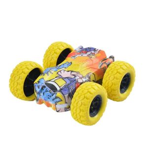 Nouveauté Jeux Arrivée 4Wd Offroad Véhicule Double Face Stunt Graffiti Voiture Enfants Jouets Inertie Friction Voitures Moulé Sous Pression Modèle Drop Delivery Dhpst