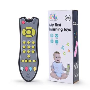 Nouveauté Jeux Bébé TV Télécommande Enfants Musical Early Jouets Éducatifs Simulation Télécommande Enfants Apprentissage Jouet avec Son Léger 230802