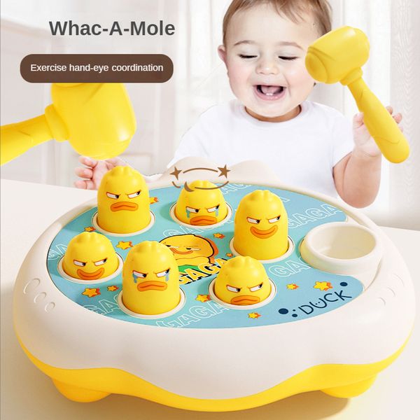 Juegos novedosos Dibujos animados Whac-A-Mole Montessori Juguetes para bebés Niño Regalo de cumpleaños educativo Tema animal Juego de golpes Juego de mesa para padres e hijos 230517