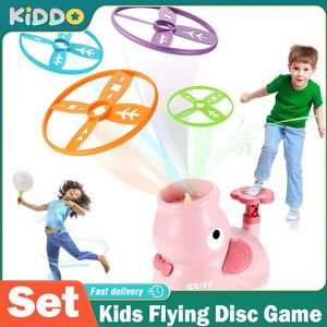 Nouveauté Jeux Enfant Disque Volant Jouets Fusée À Air Pied er Soaring Jouet En Plein Air Attraper Soucoupe Saut Sport Enfant Cadeau Interactif 230719