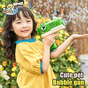 Nouveauté Jeux Enfants Animaux Pistolet À Bulles Machine À Bulles Automatique Souffleur De Savon Forme Mignon Pomperos Jouets De Plein Air pour Enfants Cadeaux 230706