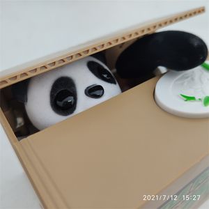 Nieuwigheid Games Uitverkoop Leuke Panda Spaarpotten Elektronische Automatische Munt Diefstal Spaarpot Geld Besparen Box Spaarpot 230803