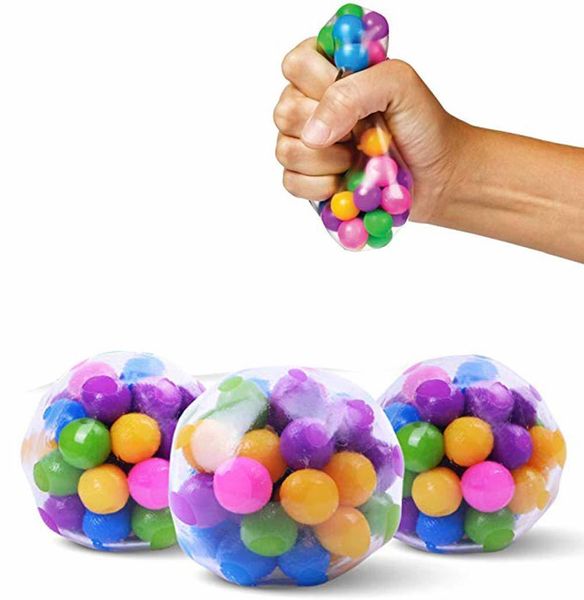 Jeux de nouveauté Balles anti-stress ADN Perles d'eau colorées Squeeze Ease Sensory easyFidget Toys pour Anxiété Autisme Enfants et Adultes 230511